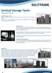 Vertical Tanks GRP Dual Laminate