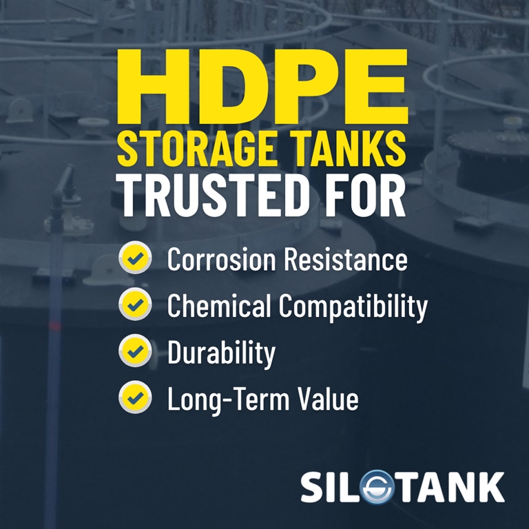 Why HDPE storage tanks are trusted for corrosion resistance, chemical compatibility, durability and long-term value.